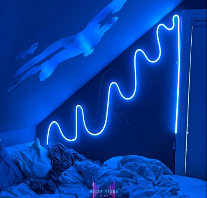 3M Blue LED Strip Light - Outdoor Waterproof